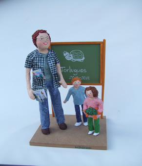 FIGURES PERSONALITZADES: Mestres, cuinera, conserge,....
